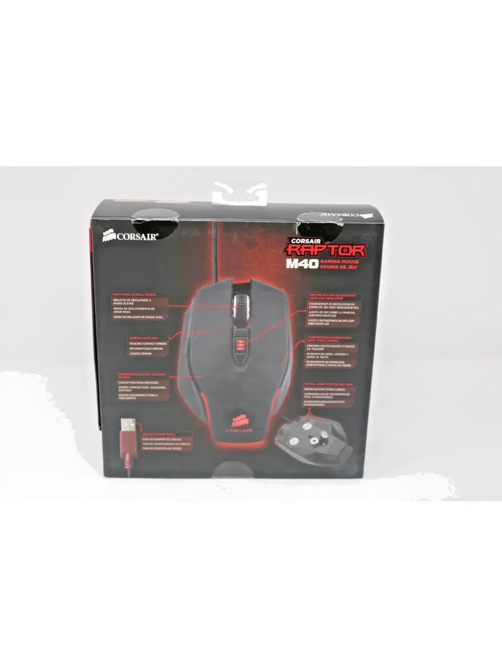 Corsair Raptor M45 gaming mouse Black